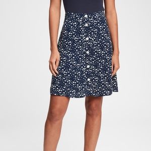 Gap Button-Front Mini Skirt sz 12 NWT